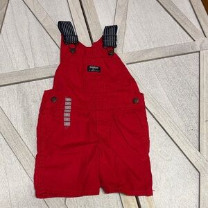 OshKosh B'gosh Vibrant Red Kids Overalls
